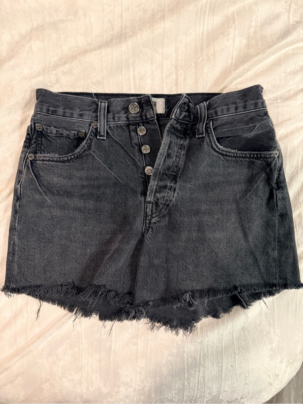 Black Denim AGOLDE Shorts Size 23